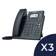 Téléphone IP – Yealink T31P (Pack de 3)